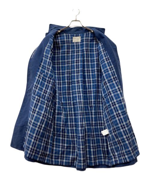 Porter Classic（ポータークラシック）Porter Classic (ポータークラシック) モールスキンコート ブルー サイズ:2の古着・服飾アイテム