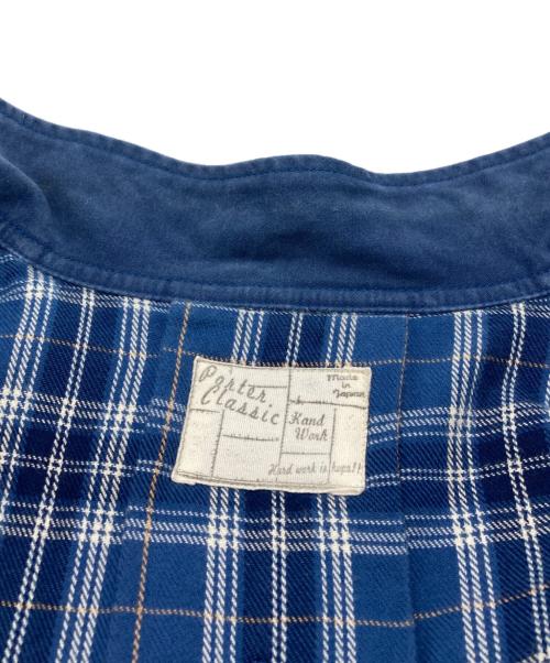 Porter Classic（ポータークラシック）Porter Classic (ポータークラシック) モールスキンコート ブルー サイズ:2の古着・服飾アイテム