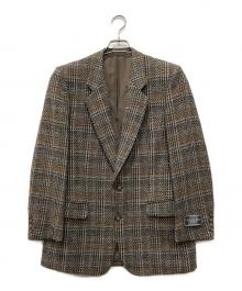 Christian Dior（クリスチャン ディオール）の古着「チェックテーラードジャケット」｜ベージュ