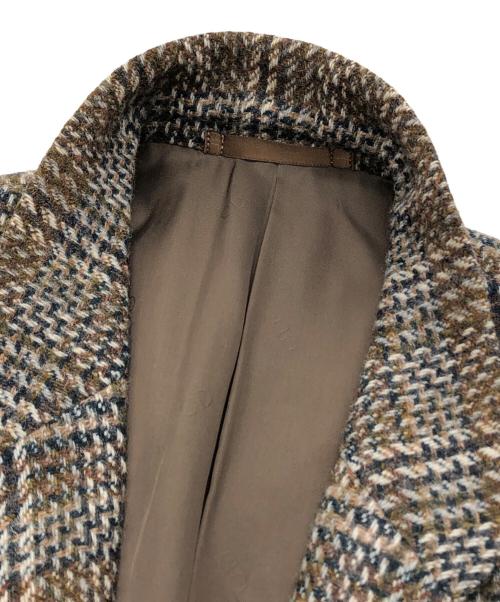 Christian Dior（クリスチャン ディオール）Christian Dior (クリスチャン ディオール) チェックテーラードジャケット ベージュ サイズ:A-6の古着・服飾アイテム