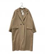 Loungedressラウンジドレス）の古着「ロングリバーコート」｜ベージュ