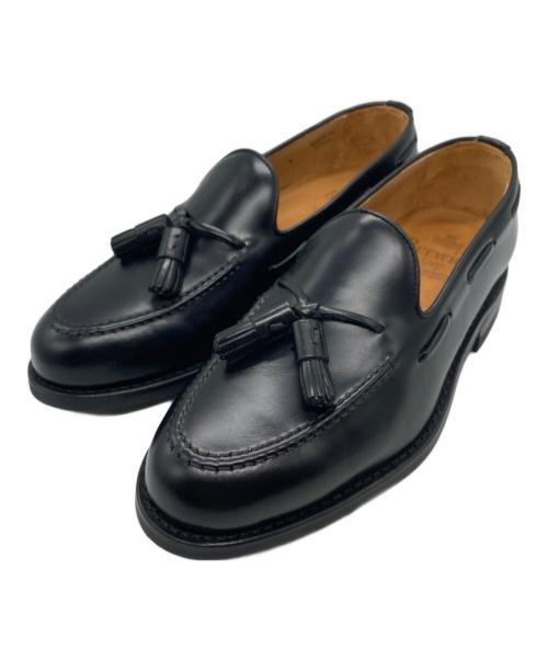 berwick（バーウィック）berwick (バーウィック) タッセルローファー ブラック サイズ:6の古着・服飾アイテム