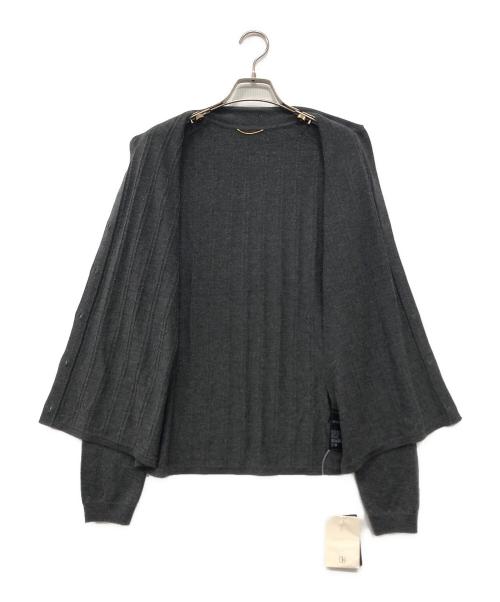 L'appartement（アパルトモン）L'appartement (アパルトモン) Cashmere Silk Knit Cardigan グレー サイズ:F 未使用品の古着・服飾アイテム