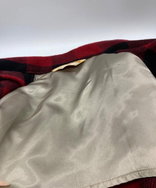TENDERLOIN（テンダーロイン）TENDERLOIN (テンダーロイン) バッファローチェックジャケット レッド サイズ:Mの古着・服飾アイテム
