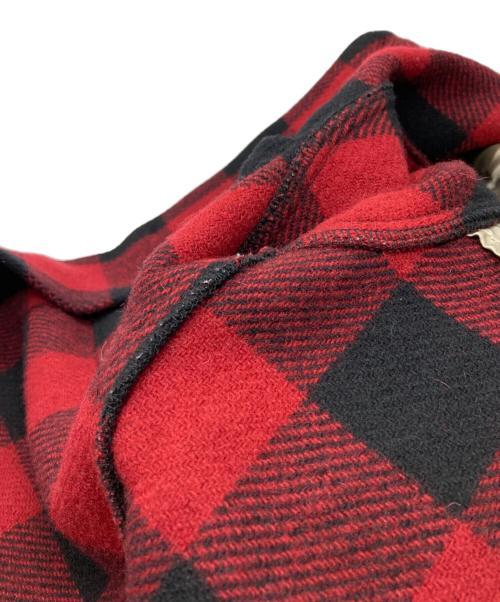 TENDERLOIN（テンダーロイン）TENDERLOIN (テンダーロイン) バッファローチェックジャケット レッド サイズ:Mの古着・服飾アイテム