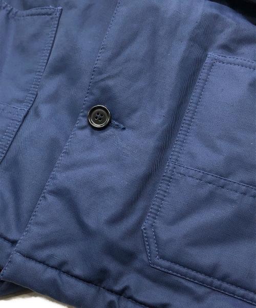 MARNI（マルニ）MARNI (マルニ) YK JEONG (ワイケー ジョン) ロゴ刺繍パデッドカバーオールジャケット ネイビー サイズ:50の古着・服飾アイテム