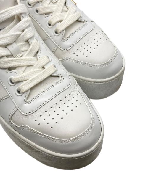 PRADA（プラダ）PRADA (プラダ) ウンタウン ボールドレザー スニーカー ホワイト サイズ:36 1/2の古着・服飾アイテム