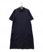 MACKINTOSH LONDONマッキントッシュ ロンドン）の古着「半袖シャツワンピース」｜ネイビー