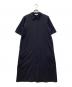 MACKINTOSH LONDON（マッキントッシュ ロンドン）の古着「半袖シャツワンピース」｜ネイビー