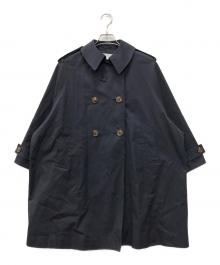 ticca（ティッカ）の古着「oversized wide trench coat」｜ネイビー