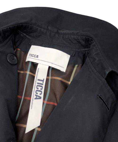 ticca（ティッカ）TICCA (ティッカ) oversized wide trench coat ネイビー サイズ:1の古着・服飾アイテム