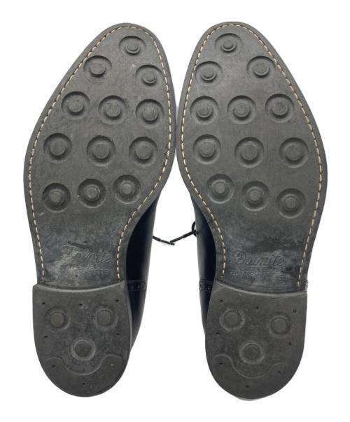 Jalan Sriwijaya（ジャランスリウァヤ）Jalan Sriwijaya (ジャランスリウァヤ) セミブローグ レザーソール ビジネスシューズ ブラック サイズ:8の古着・服飾アイテム