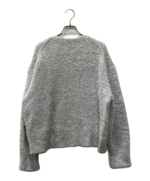 1er Arrondissement（プルミエ アロンディスモン）1er Arrondissement (プルミエ アロンディスモン) ラメシャギーニットプルオーバー シルバー サイズ:以下参照の古着・服飾アイテム