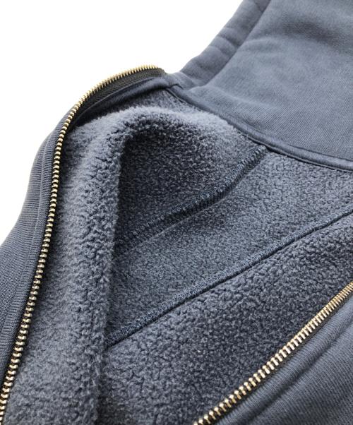 stussy（ステューシー）stussy (ステューシー) RELAXED ZIP HOODIE ネイビー サイズ:XLの古着・服飾アイテム
