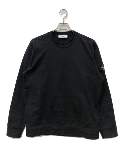 STONE ISLAND（ストーンアイランド）STONE ISLAND (ストーンアイランド) HEAVY COTTON JERSEY ブラック サイズ:Mの古着・服飾アイテム