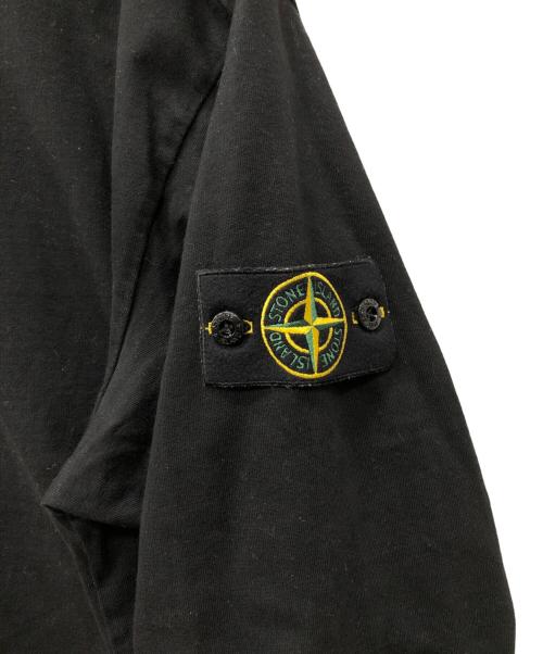 STONE ISLAND（ストーンアイランド）STONE ISLAND (ストーンアイランド) HEAVY COTTON JERSEY ブラック サイズ:Mの古着・服飾アイテム