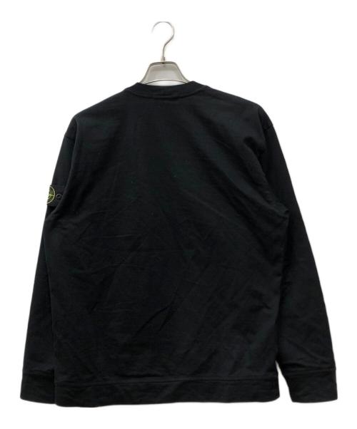 STONE ISLAND（ストーンアイランド）STONE ISLAND (ストーンアイランド) HEAVY COTTON JERSEY ブラック サイズ:Mの古着・服飾アイテム