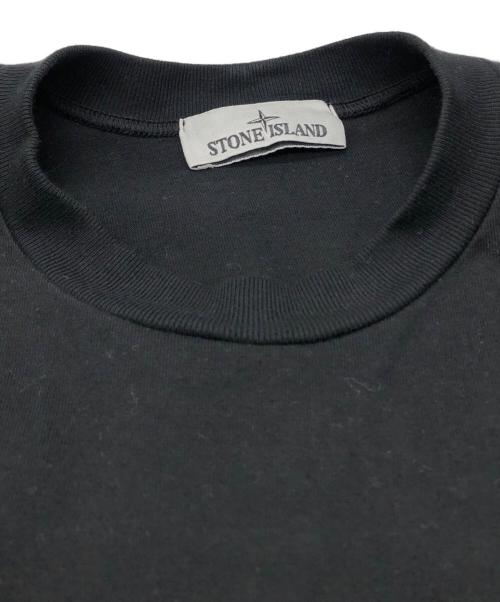 STONE ISLAND（ストーンアイランド）STONE ISLAND (ストーンアイランド) HEAVY COTTON JERSEY ブラック サイズ:Mの古着・服飾アイテム