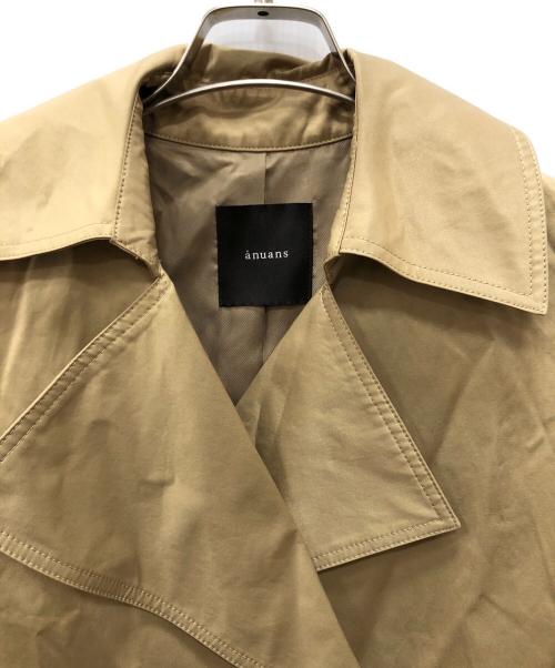 anuans（アニュアンス）anuans (アニュアンス) ボリュームスリーブトレンチコート ベージュ サイズ:FREEの古着・服飾アイテム
