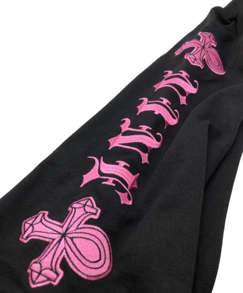 A'GEM/9（エージェムナイン）A'gem/9 (エージェムナイン) エンジェルファー付きジップパーカー ブラック サイズ:FREE 未使用品の古着・服飾アイテム