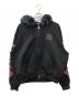 A'gem/9（エージェムナイン）の古着「エンジェルファー付きジップパーカー」｜ブラック