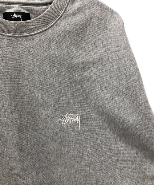stussy（ステューシー）stussy (ステューシー) ストックロゴ スウェット グレー サイズ:XLの古着・服飾アイテム