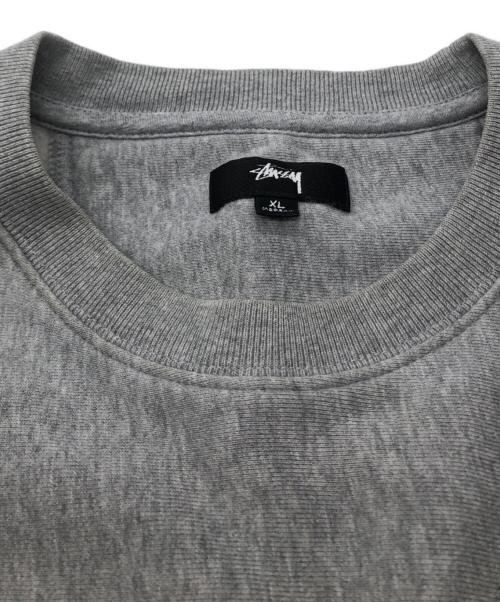 stussy（ステューシー）stussy (ステューシー) ストックロゴ スウェット グレー サイズ:XLの古着・服飾アイテム