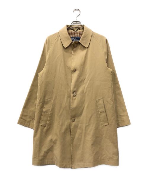 POLO RALPH LAUREN（ポロ・ラルフローレン）POLO RALPH LAUREN (ポロ・ラルフローレン) 一枚袖ステンカラーコート ブラウン サイズ:38の古着・服飾アイテム