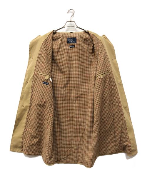 POLO RALPH LAUREN（ポロ・ラルフローレン）POLO RALPH LAUREN (ポロ・ラルフローレン) 一枚袖ステンカラーコート ブラウン サイズ:38の古着・服飾アイテム