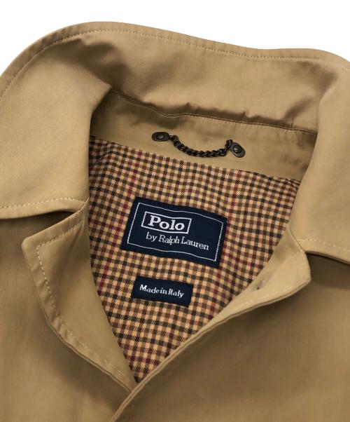 POLO RALPH LAUREN（ポロ・ラルフローレン）POLO RALPH LAUREN (ポロ・ラルフローレン) 一枚袖ステンカラーコート ブラウン サイズ:38の古着・服飾アイテム