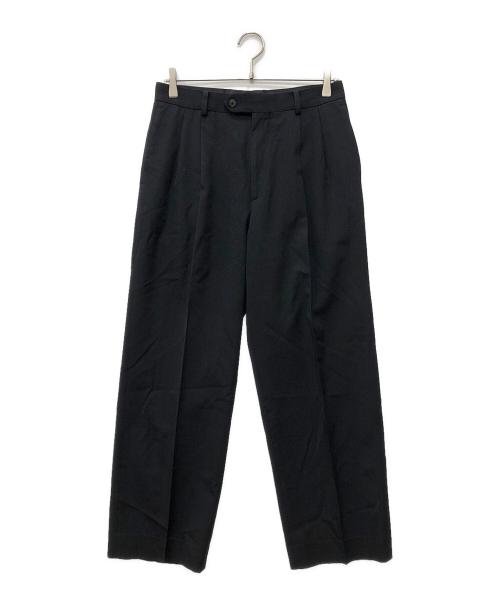 AURALEE（オーラリー）AURALEE (オーラリー) LIGHT WOOL MAX GABARDINE TWO-TUCK SLACKS ... ブラック サイズ:3の古着・服飾アイテム