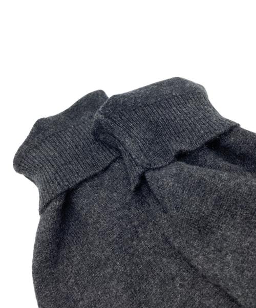 ENCOMING（インカミング）ENCOMING (インカミング) Vネックカシミヤニット グレー サイズ:Lの古着・服飾アイテム