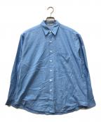 AURALEEオーラリー）の古着「Washed Finx Twill Big Shirt」｜ブルー