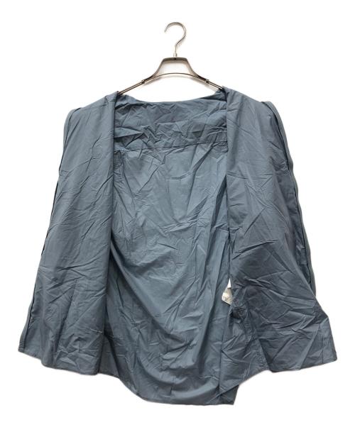 AURALEE（オーラリー）AURALEE (オーラリー) LIGHT NYLON ZIP SHIRT ブルー サイズ:5の古着・服飾アイテム