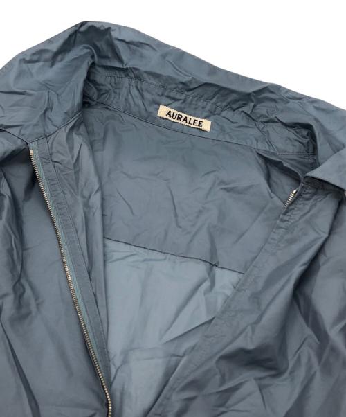 AURALEE（オーラリー）AURALEE (オーラリー) LIGHT NYLON ZIP SHIRT ブルー サイズ:5の古着・服飾アイテム