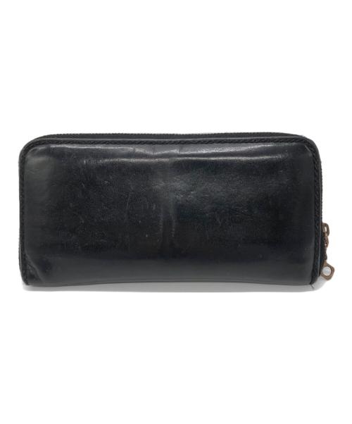 PORTER（ポーター）PORTER (ポーター) コードバンラウンドジップウォレット ブラックの古着・服飾アイテム