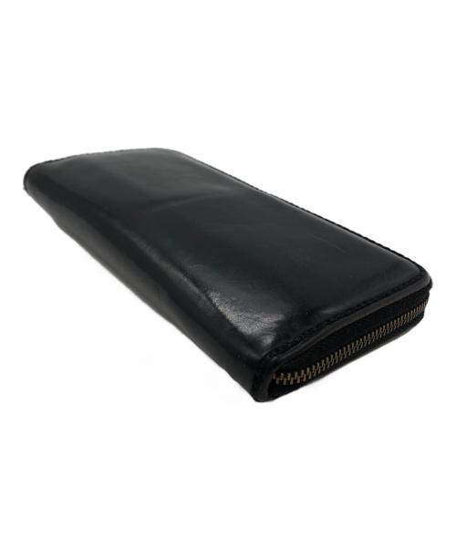 PORTER（ポーター）PORTER (ポーター) コードバンラウンドジップウォレット ブラックの古着・服飾アイテム