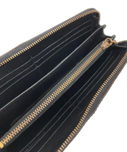 PORTER（ポーター）PORTER (ポーター) コードバンラウンドジップウォレット ブラックの古着・服飾アイテム