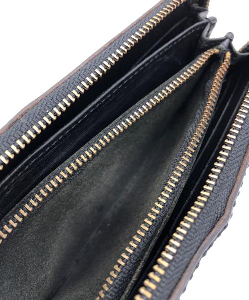 PORTER（ポーター）PORTER (ポーター) コードバンラウンドジップウォレット ブラックの古着・服飾アイテム