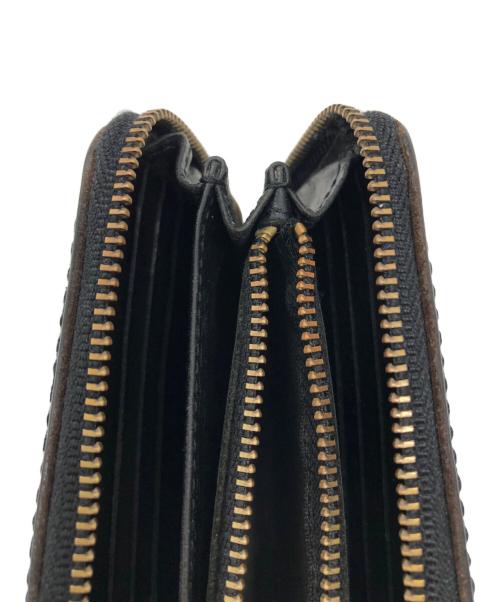 PORTER（ポーター）PORTER (ポーター) コードバンラウンドジップウォレット ブラックの古着・服飾アイテム