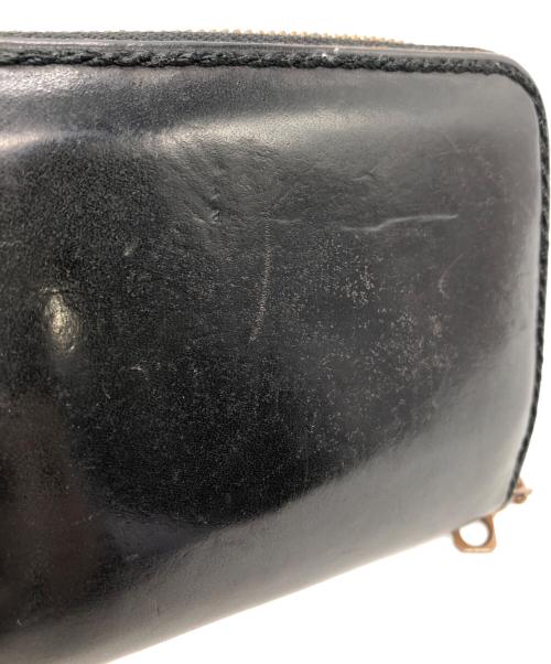 PORTER（ポーター）PORTER (ポーター) コードバンラウンドジップウォレット ブラックの古着・服飾アイテム
