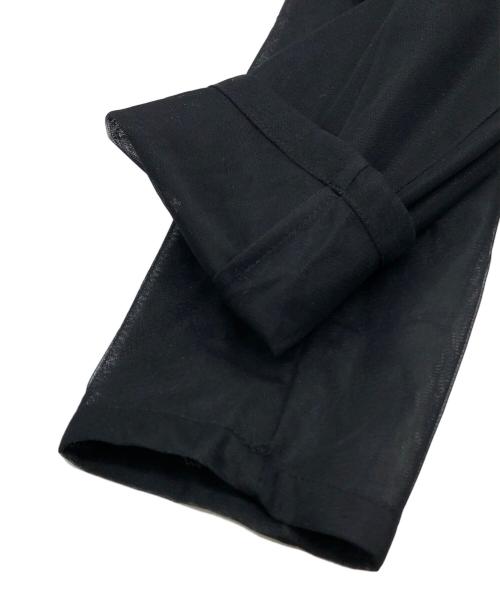 VIVIANO（ヴィヴィアーノ）VIVIANO (ヴィヴィアーノ) Flower Tulle Cardigan ブラック サイズ:Sの古着・服飾アイテム