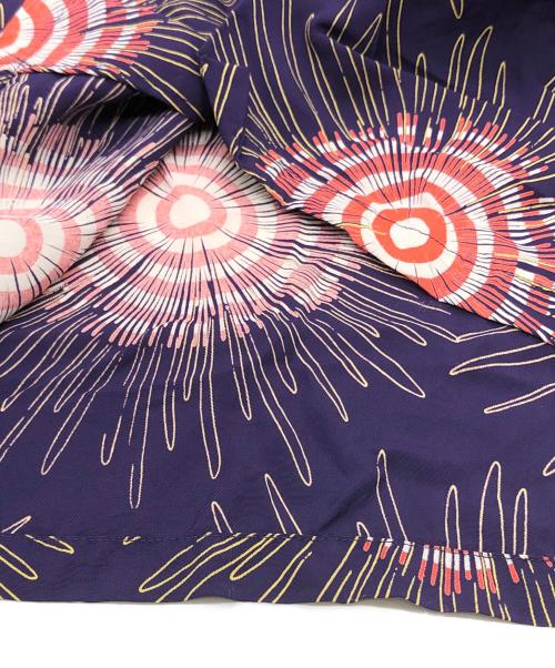Sun Surf（サンサーフ）Sun Surf (サンサーフ) FIRE WORKS ALOHA SHIRT パープル サイズ:Mの古着・服飾アイテム
