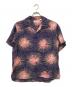 Sun Surf（サンサーフ）の古着「FIRE WORKS ALOHA SHIRT」｜パープル