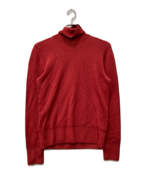 Drumohr（ドルモア）Drumohr (ドルモア) メリノウールタートルネックニット レッド サイズ:44の古着・服飾アイテム
