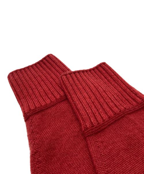 Drumohr（ドルモア）Drumohr (ドルモア) メリノウールタートルネックニット レッド サイズ:44の古着・服飾アイテム