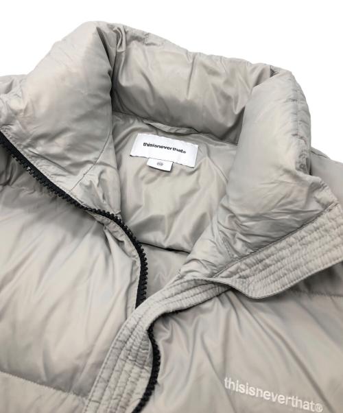thisisneverthat（ディスイズネバーザット）thisisneverthat (ディスイズネバーザット) PERTEX T Down Jacket グレー サイズ:XSの古着・服飾アイテム