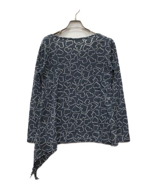 Jean Paul GAULTIER（ジャンポールゴルチェ）Jean Paul GAULTIER (ジャンポールゴルチェ) 長袖TOPハートプリントカットソー ネイビー サイズ:以下参照の古着・服飾アイテム