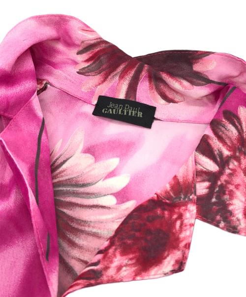 Jean Paul GAULTIER（ジャンポールゴルチェ）Jean Paul GAULTIER (ジャンポールゴルチェ) 花柄シャツ ピンク サイズ:下記参照の古着・服飾アイテム