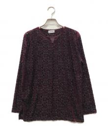 Jean Paul GAULTIER（ジャンポールゴルチェ）の古着「ベロアカットソー」｜パープル